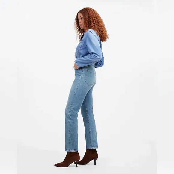 Madewell '90s Straight Crop Jeans • size 23 • NWT • NQ178
