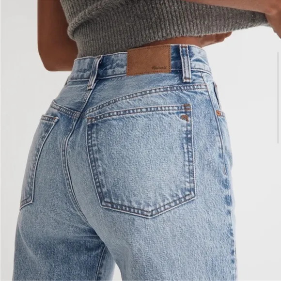 Madewell 90’s Straight Jean in Mercer Wash