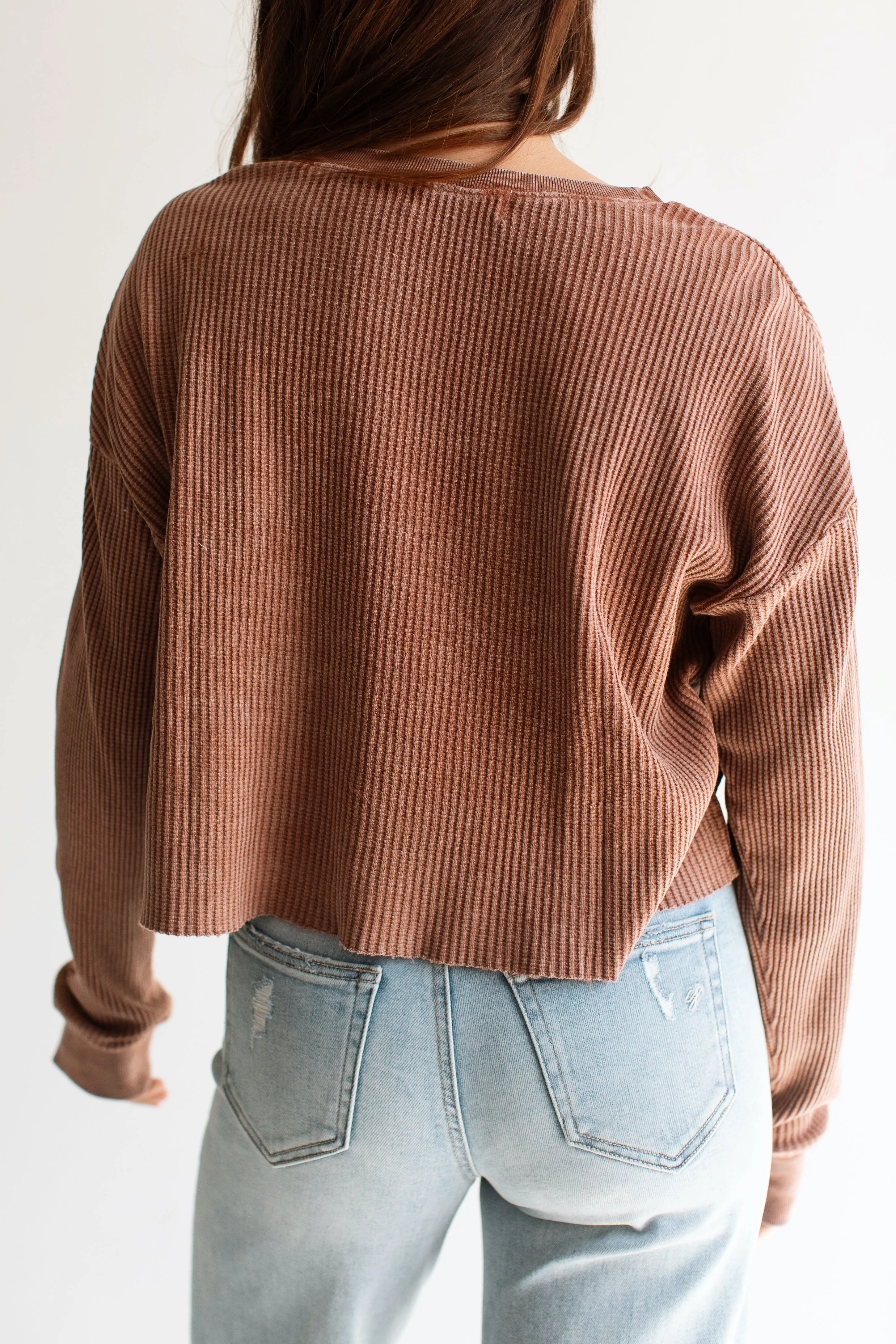 Madison Waffle Long Sleeve