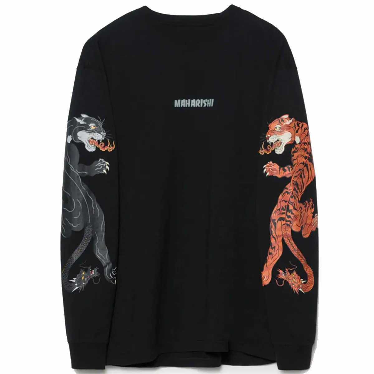 Maharishi Duality  Panther  L/S T-Shirt Black