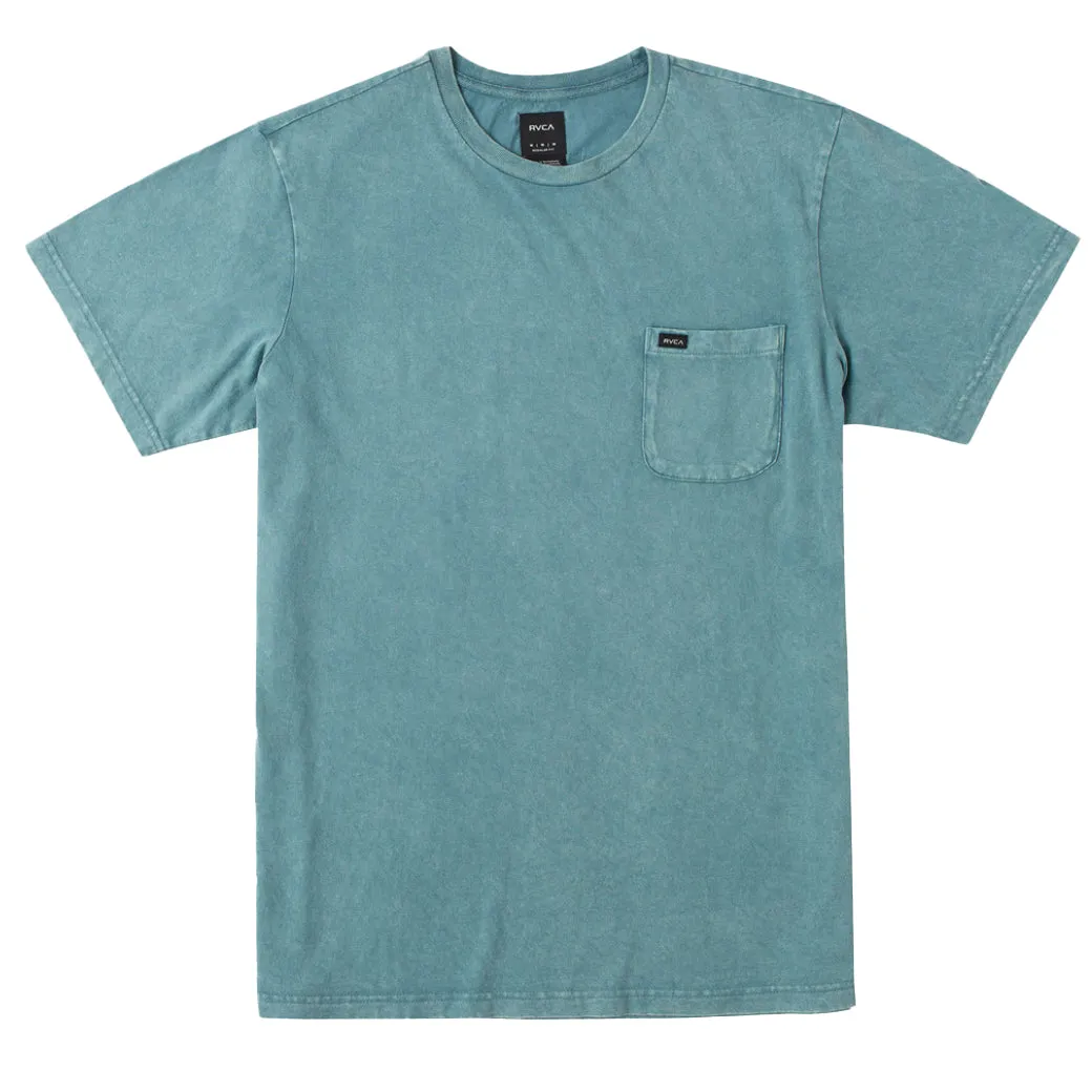 MANIC TIE DYE CREW MALLARD BLUE