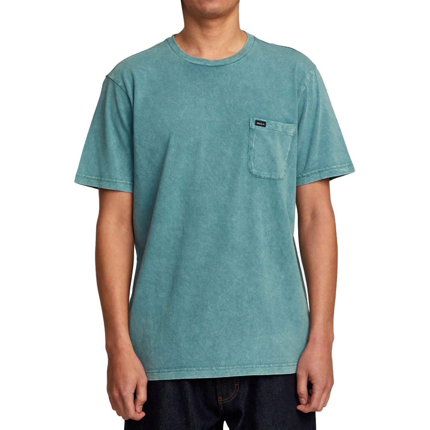 MANIC TIE DYE CREW MALLARD BLUE