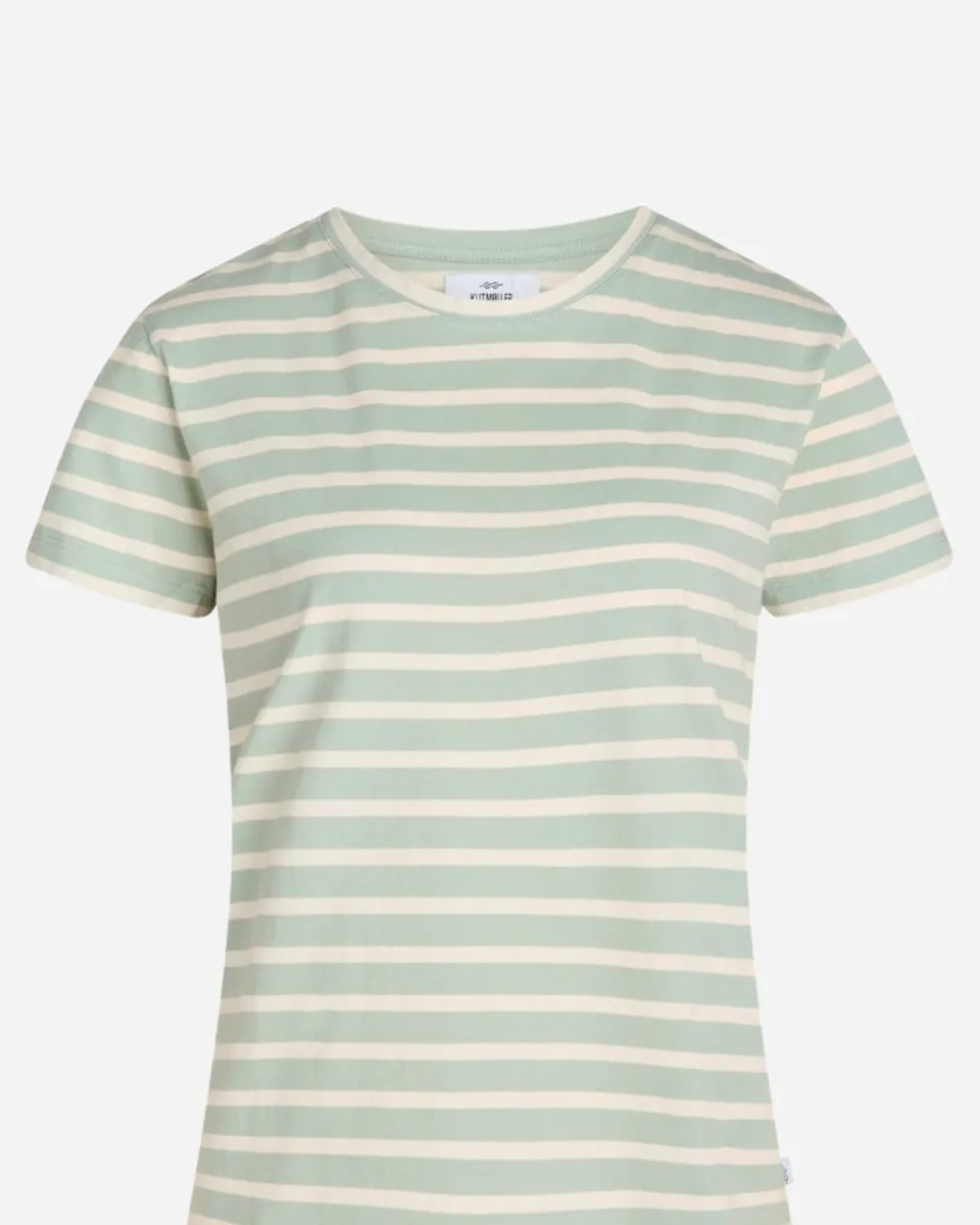 Margrethe Tee - Salvie/Cream