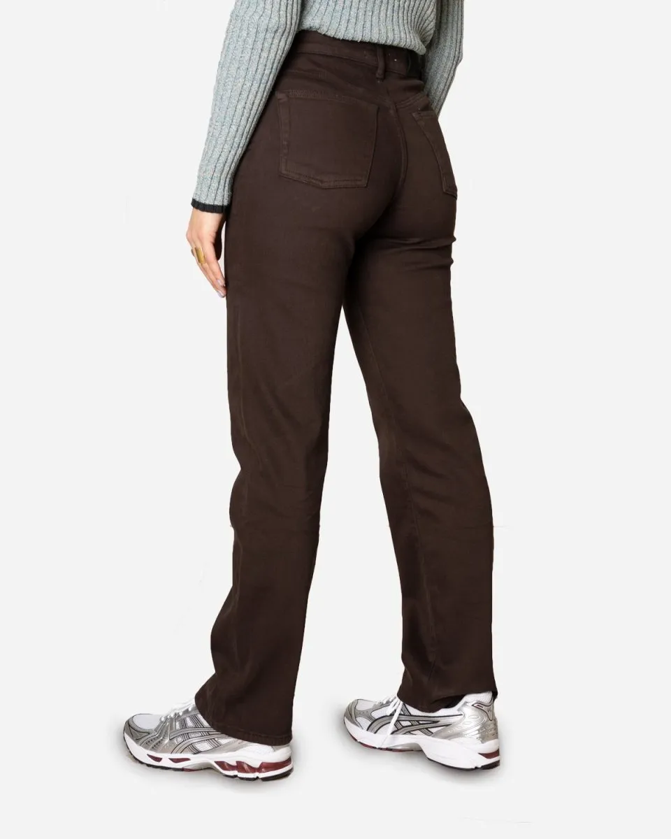 Maria Brown Jeans - Brown