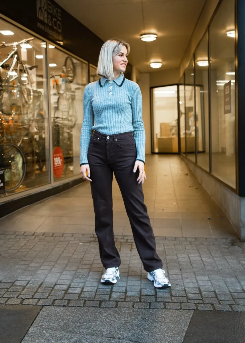 Maria Brown Jeans - Brown