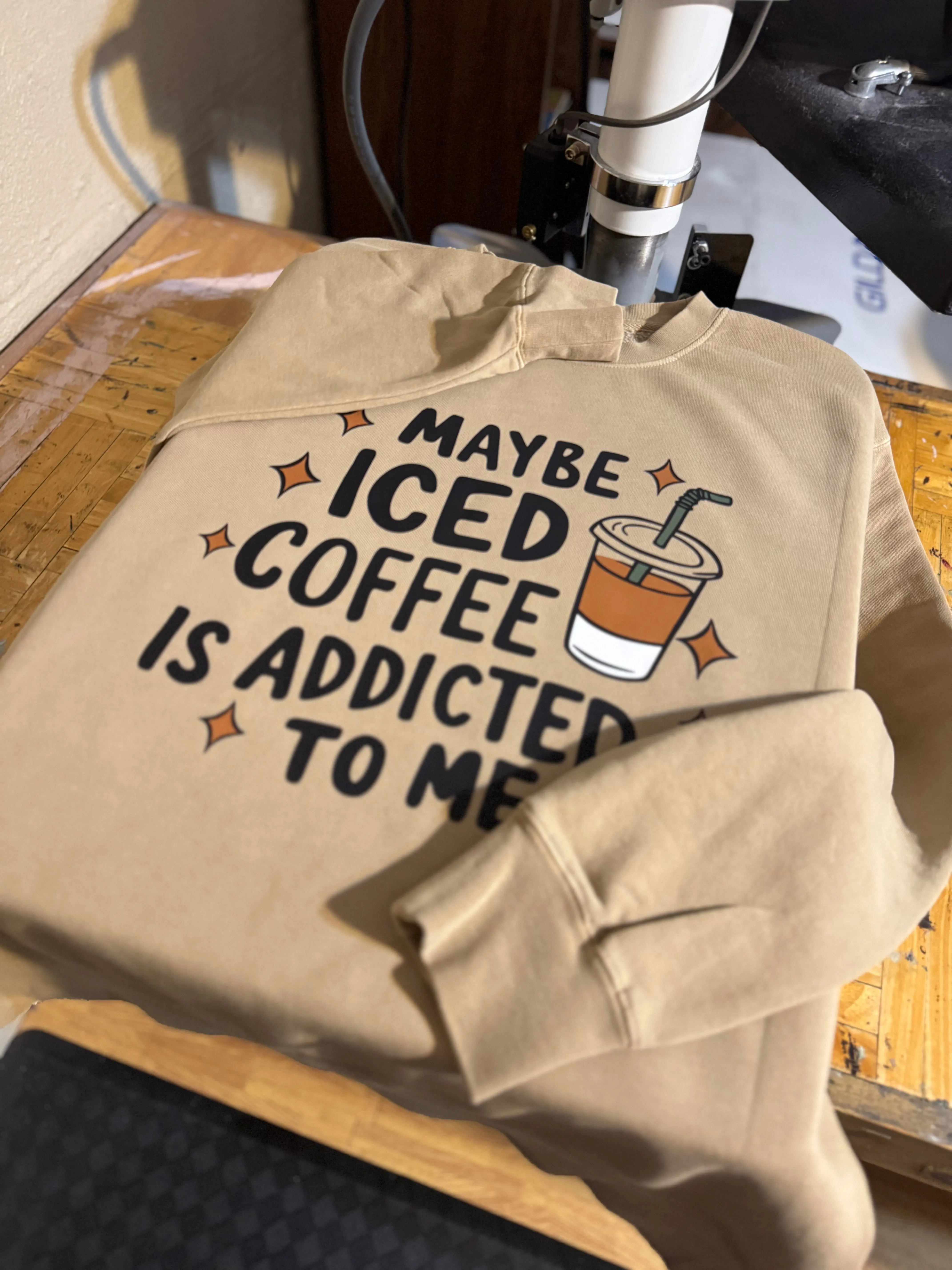 Maybe Iced Coffee Is Addicted To Me