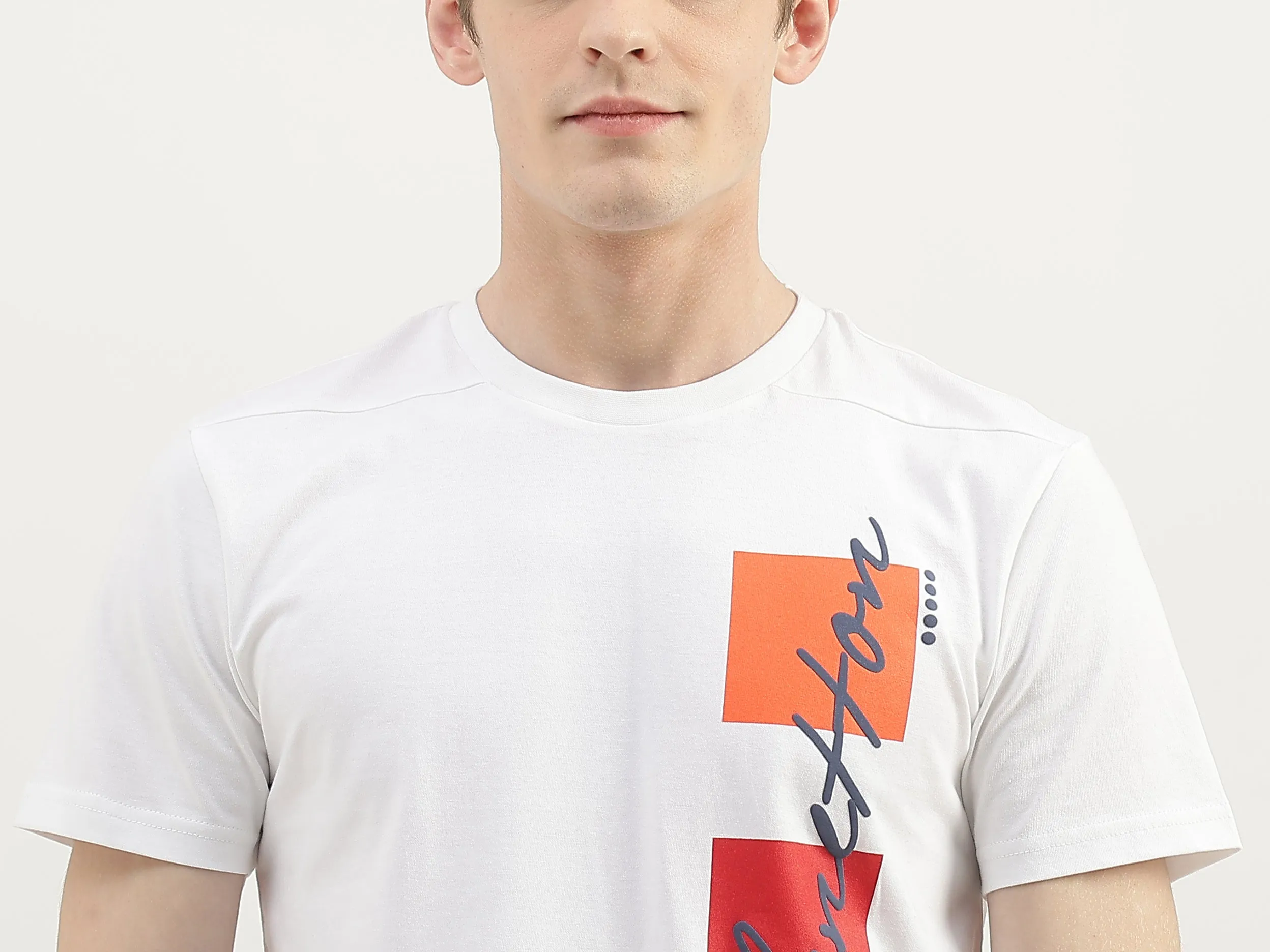 Men Printed Round Neck T-Shirt