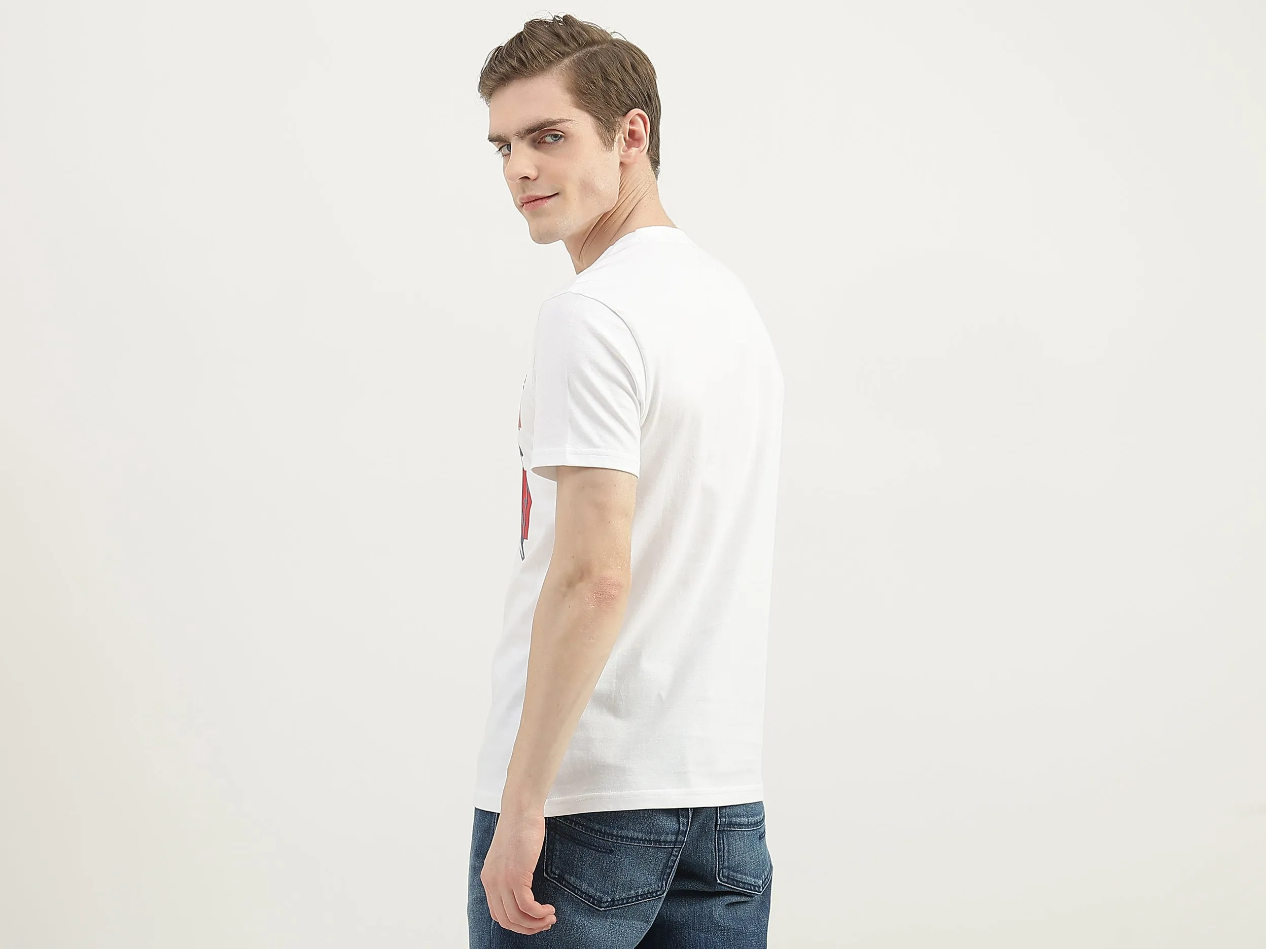 Men Printed Round Neck T-Shirt