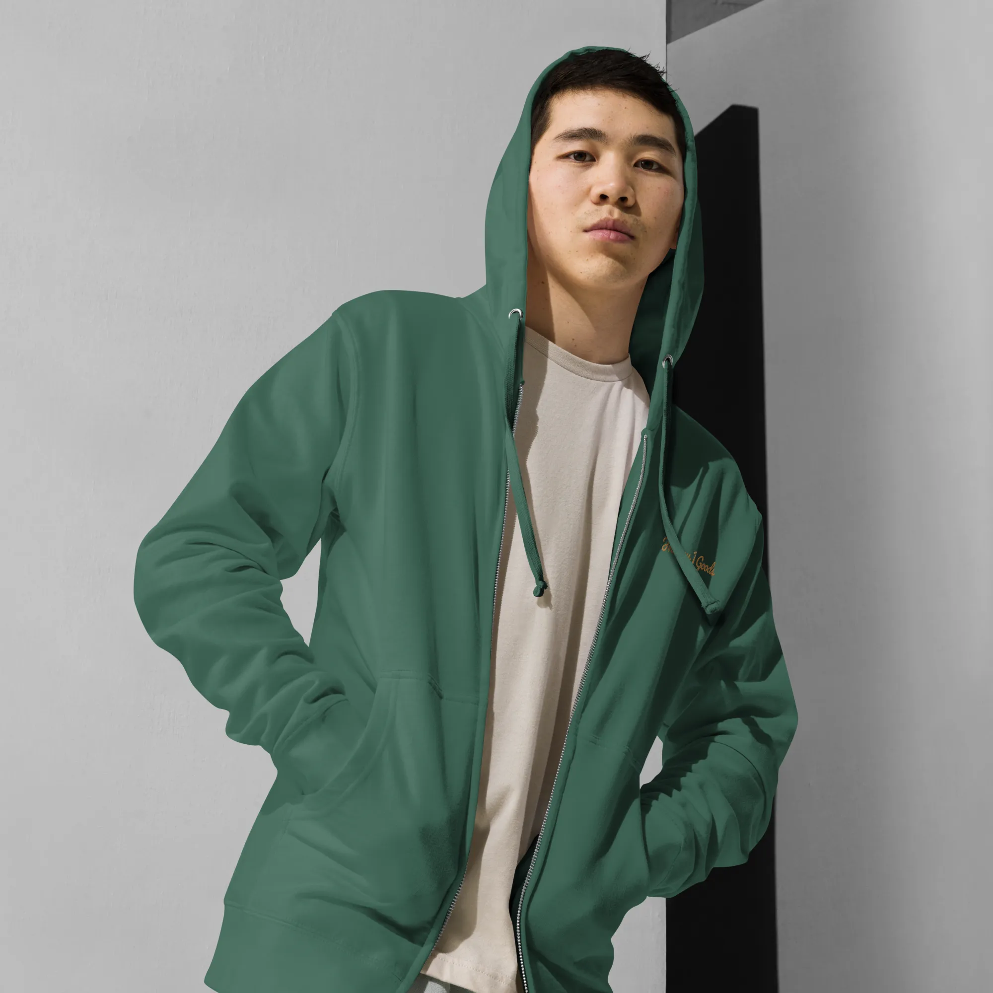 Men's Desert Roads fleece zip up hoodie