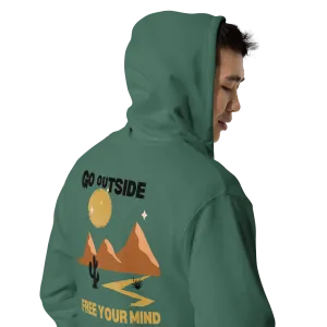 Men's Desert Roads fleece zip up hoodie