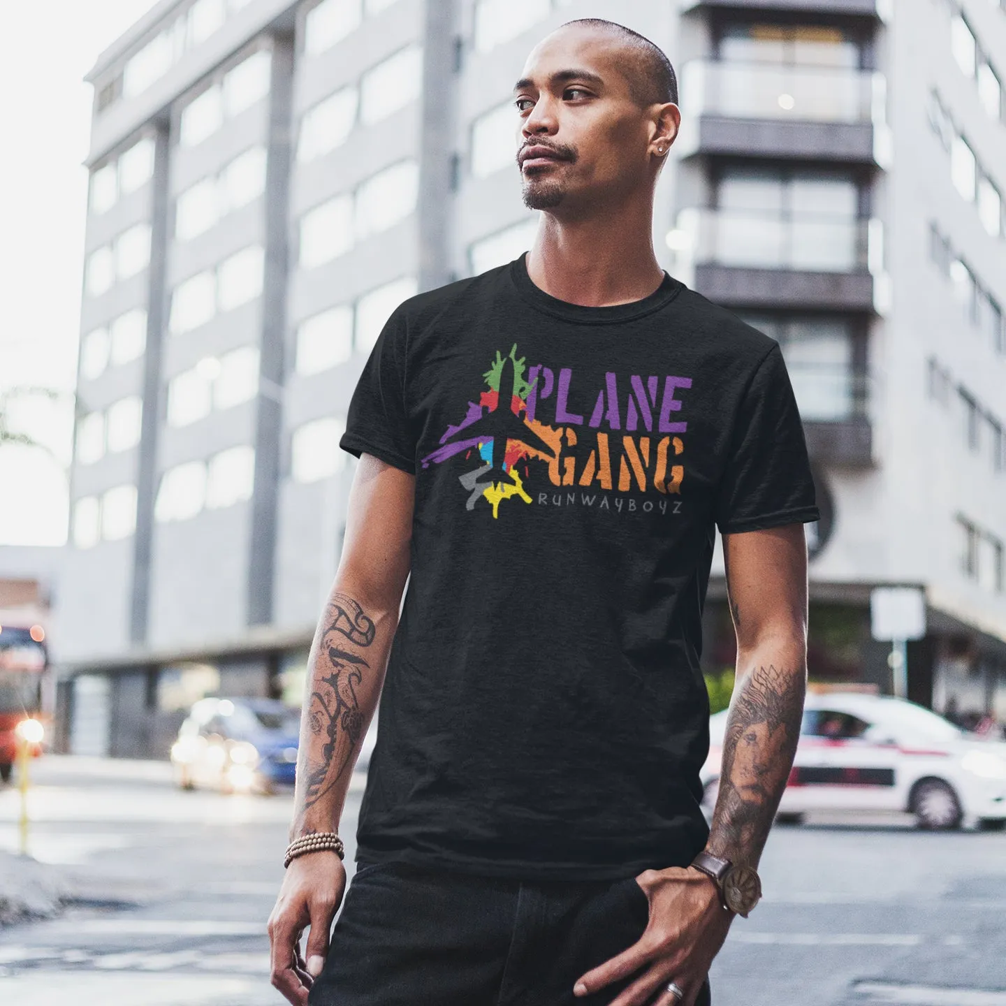 Men's Plane Gang Organic Tee