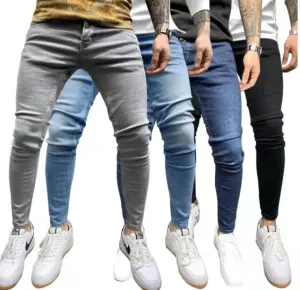 Men's Snug Fitting Skinny Denim Jeans
