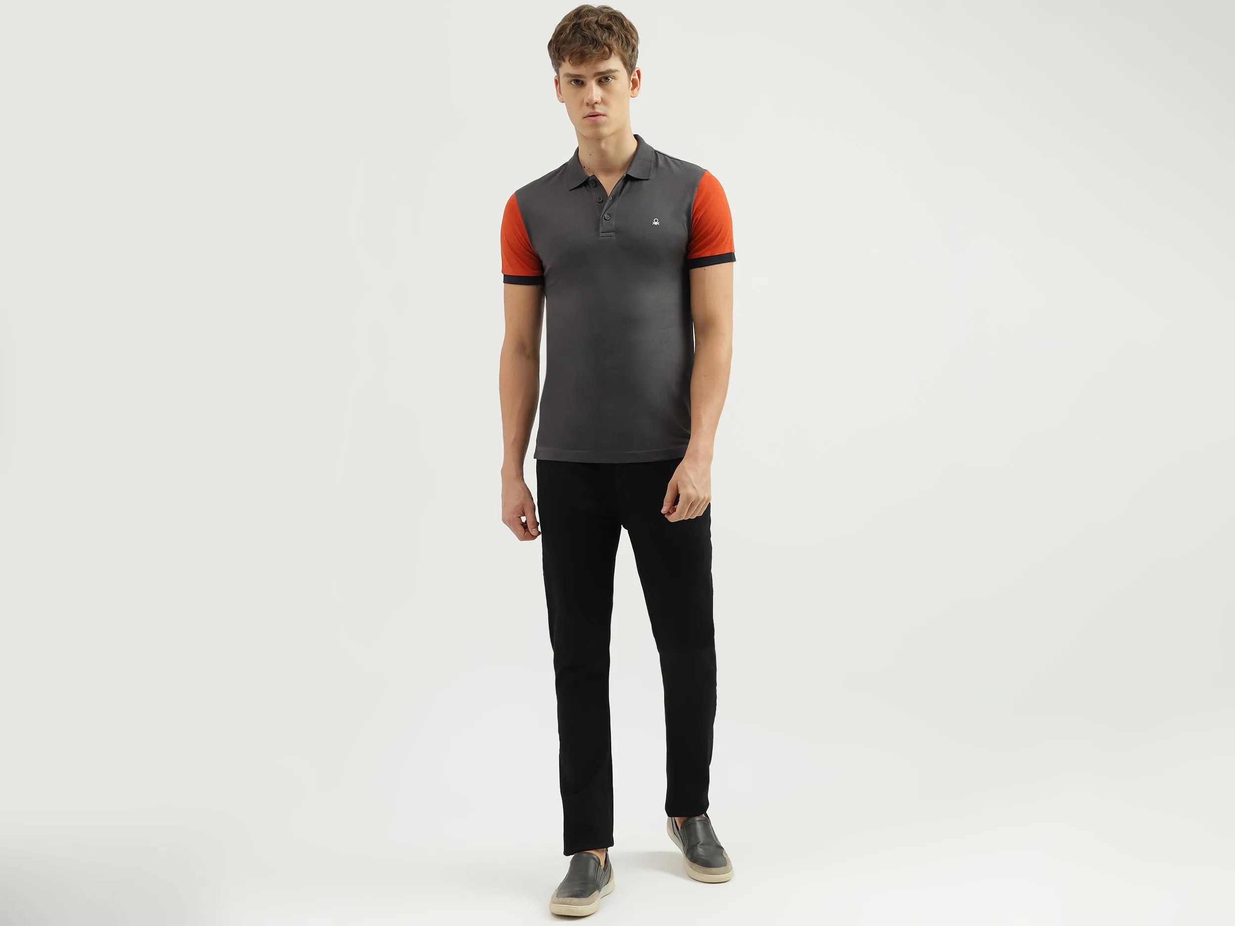 Men's Solid Carrot Fit Jeans