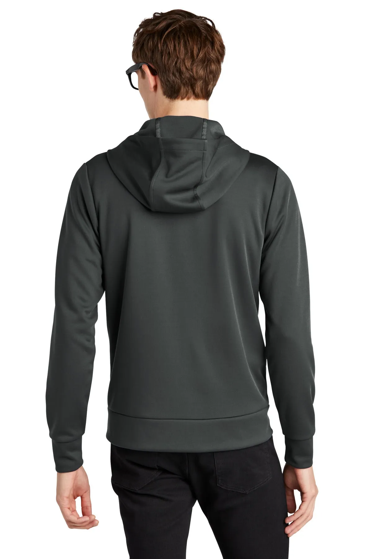 Mercer Mettle Double-Knit Full-Zip Hoodie MM3002 Anchor Grey