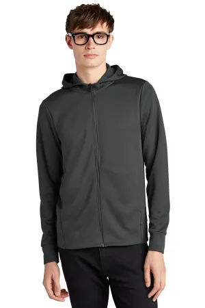 Mercer Mettle Double-Knit Full-Zip Hoodie MM3002 Anchor Grey