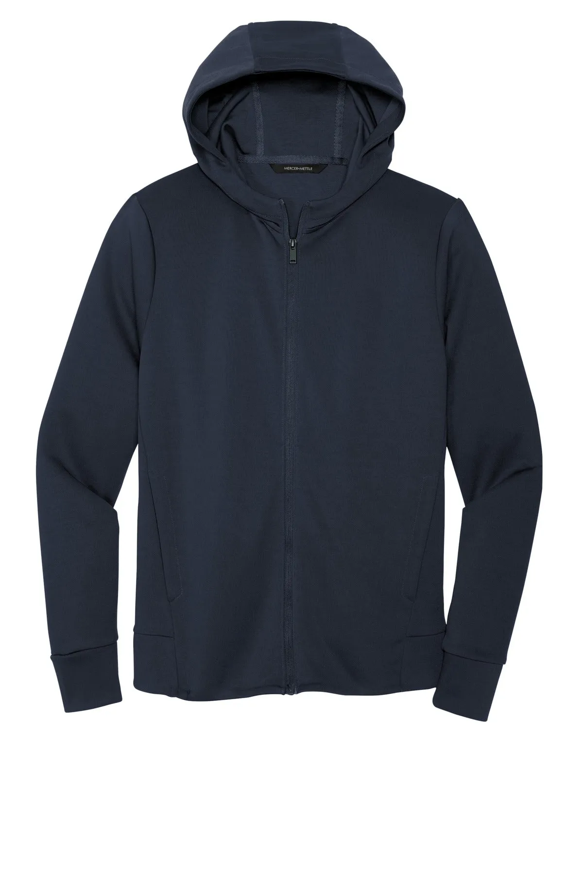Mercer Mettle Double-Knit Full-Zip Hoodie MM3002 Night Navy
