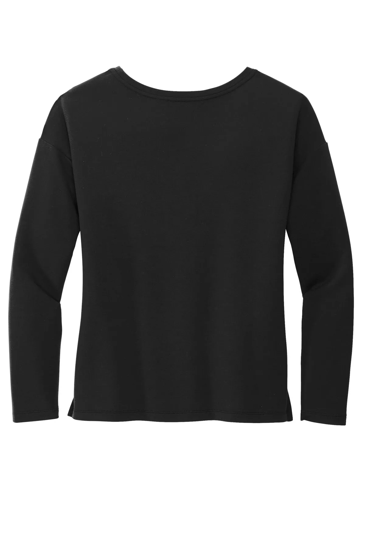 Mercer Mettle Women's Stretch Drop Shoulder Pullover MM3013 Deep Black