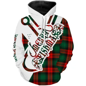 Merry Fishmas Funny Christmas Fishing ugly christmas shirt ideas Custom fishing hoodie NPQ388