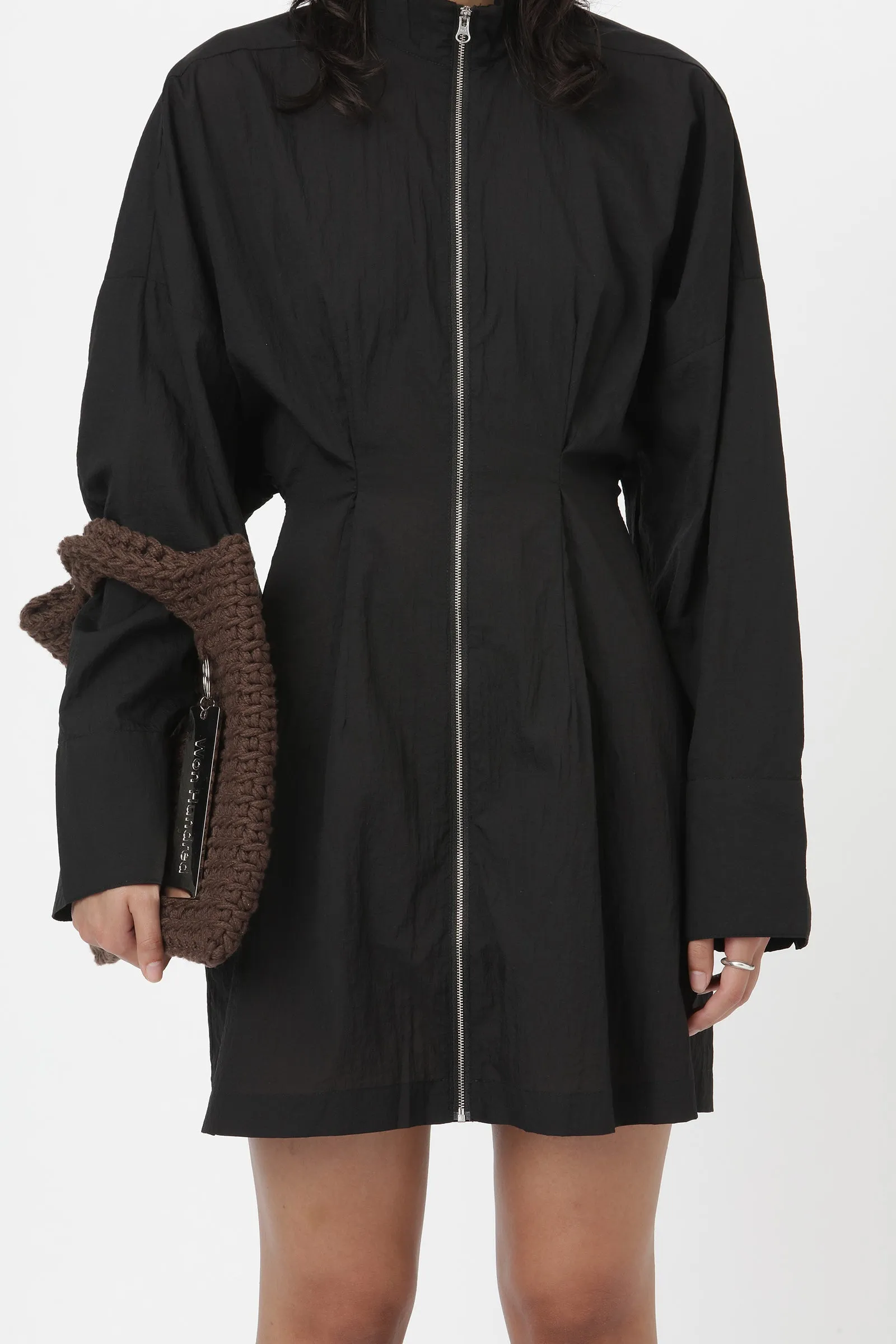Micaela Shirt Dress - Black