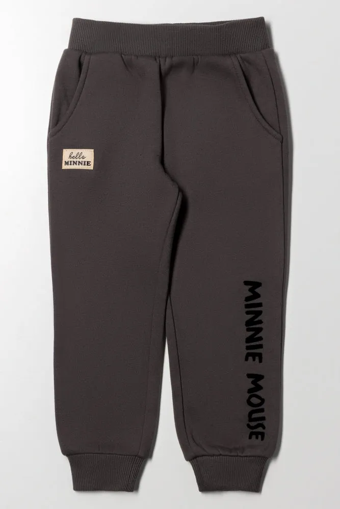 Minnie Mouse Trackpants Dark Grey