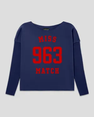 MISS MATCH 963 relaxed smart-shirt