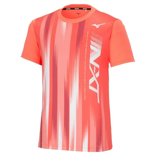 Mizuno T-shirt Plastic Shirt Short Sleeve Top MIZUNO Tennis Soft Tennis Badminton Wear Men's