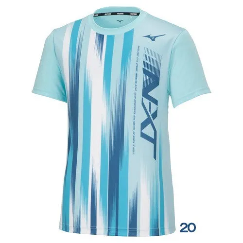 Mizuno T-shirt Plastic Shirt Short Sleeve Top MIZUNO Tennis Soft Tennis Badminton Wear Men's