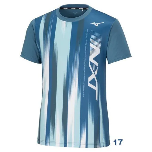 Mizuno T-shirt Plastic Shirt Short Sleeve Top MIZUNO Tennis Soft Tennis Badminton Wear Men's