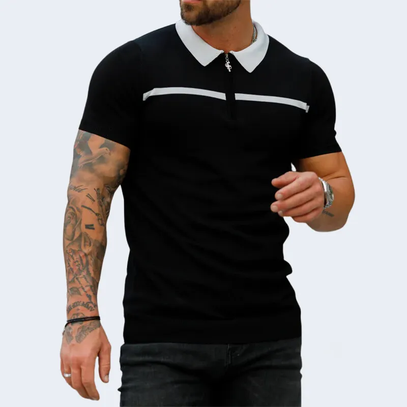 Modern Fit Men's Short Sleeve Polo Shirt – James