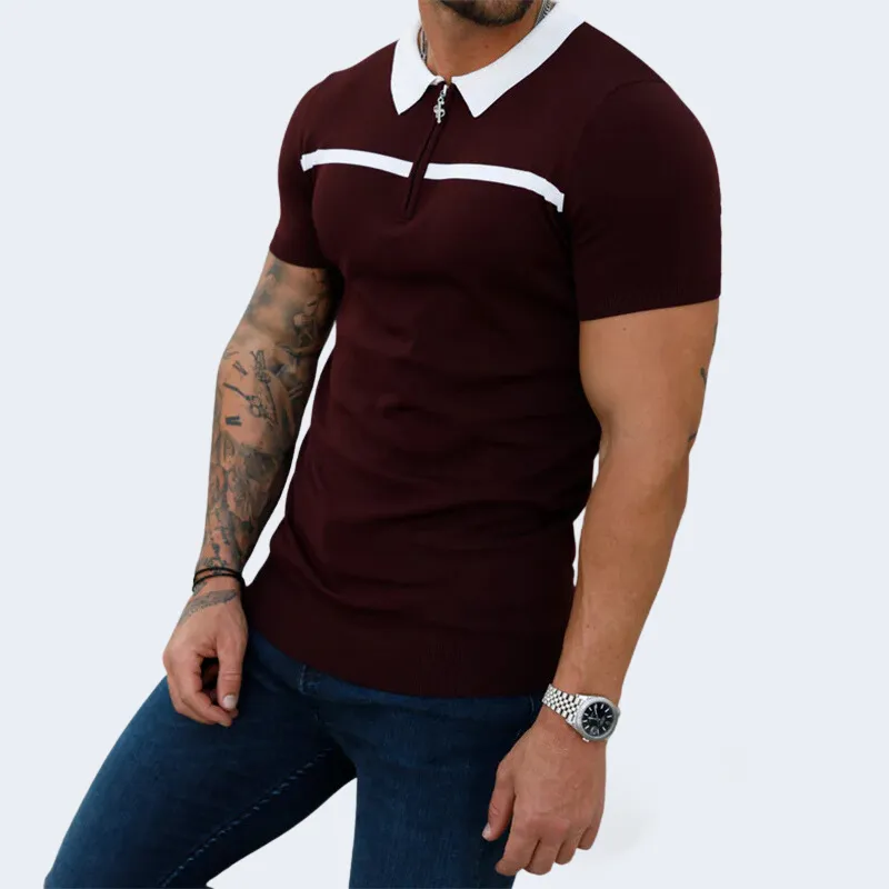 Modern Fit Men's Short Sleeve Polo Shirt – James