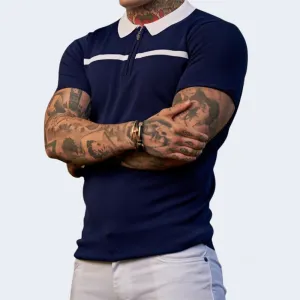 Modern Fit Men's Short Sleeve Polo Shirt – James