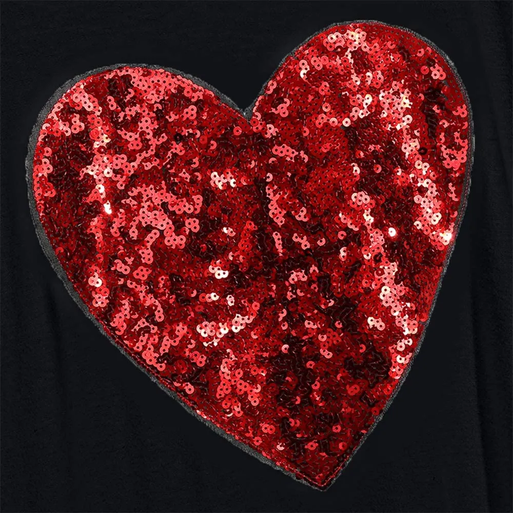 Mom and Mini Red Heart Shirts