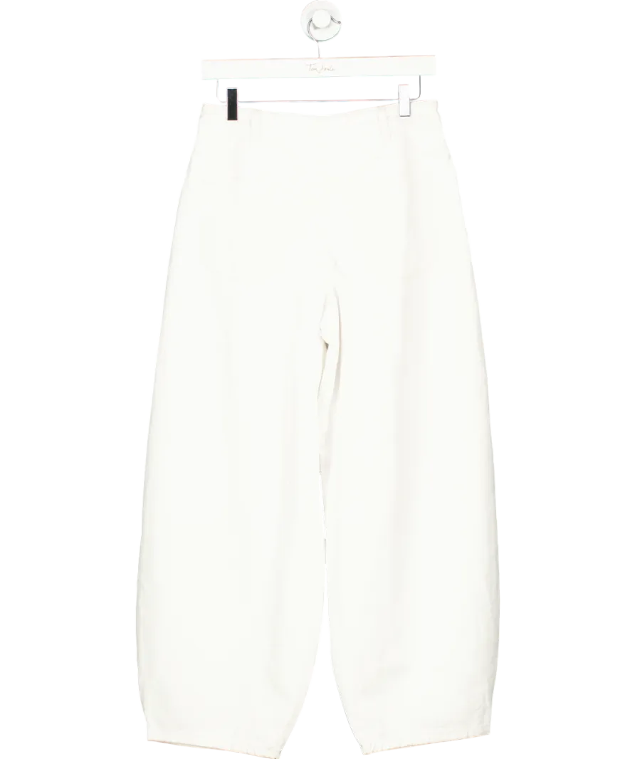 NA-KD White Barrel Jeans W36