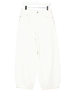 NA-KD White Barrel Jeans W36