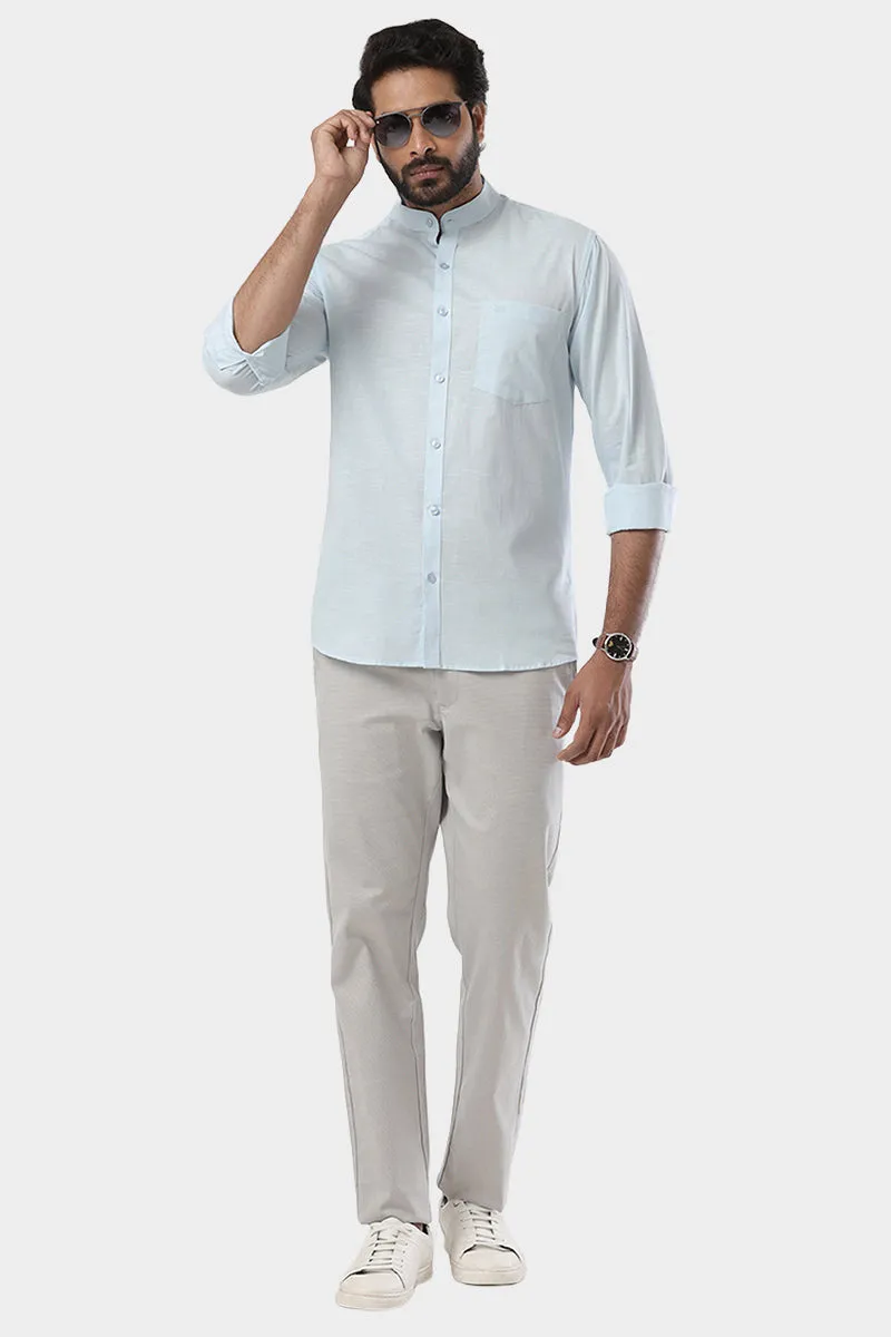Neo - Light Blue Formal Shirt For Men | Ariser