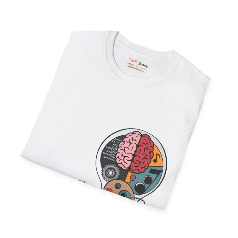 Neurodivergent Thinker Unisex Softstyle Tee Cool Vibe