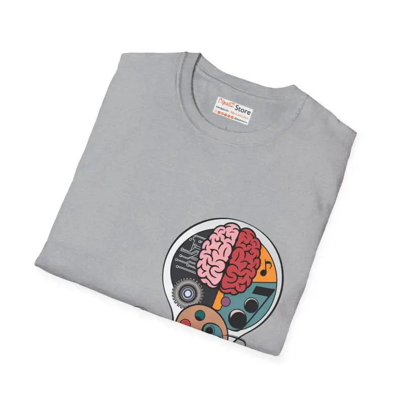Neurodivergent Thinker Unisex Softstyle Tee Cool Vibe