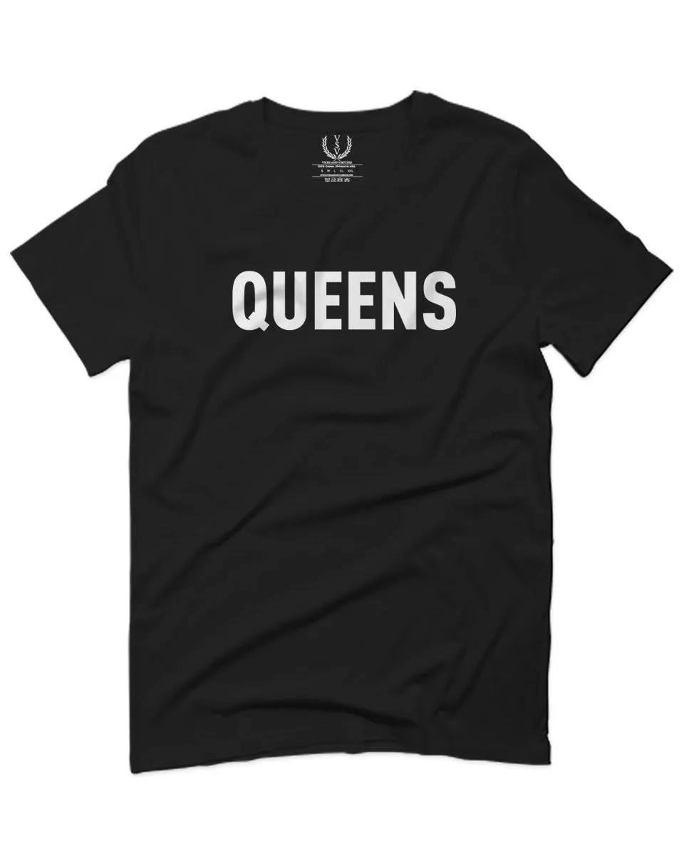 New York Queens NYC Cool City Hipster Lennon Street wear For men T Shirt