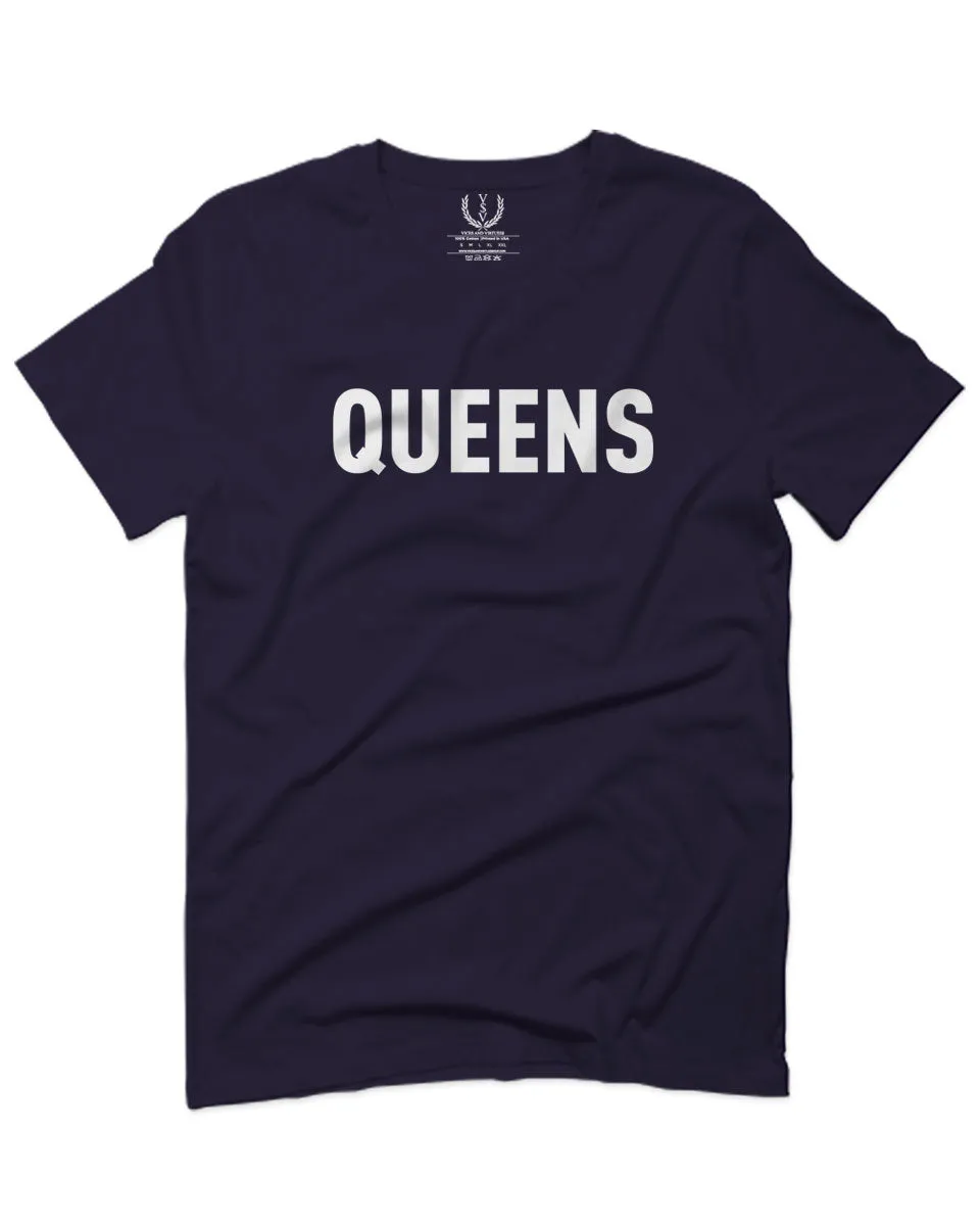 New York Queens NYC Cool City Hipster Lennon Street wear For men T Shirt