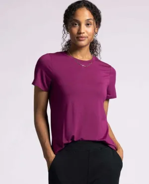 Nikkie Short Sleeve Tee Purple Potion