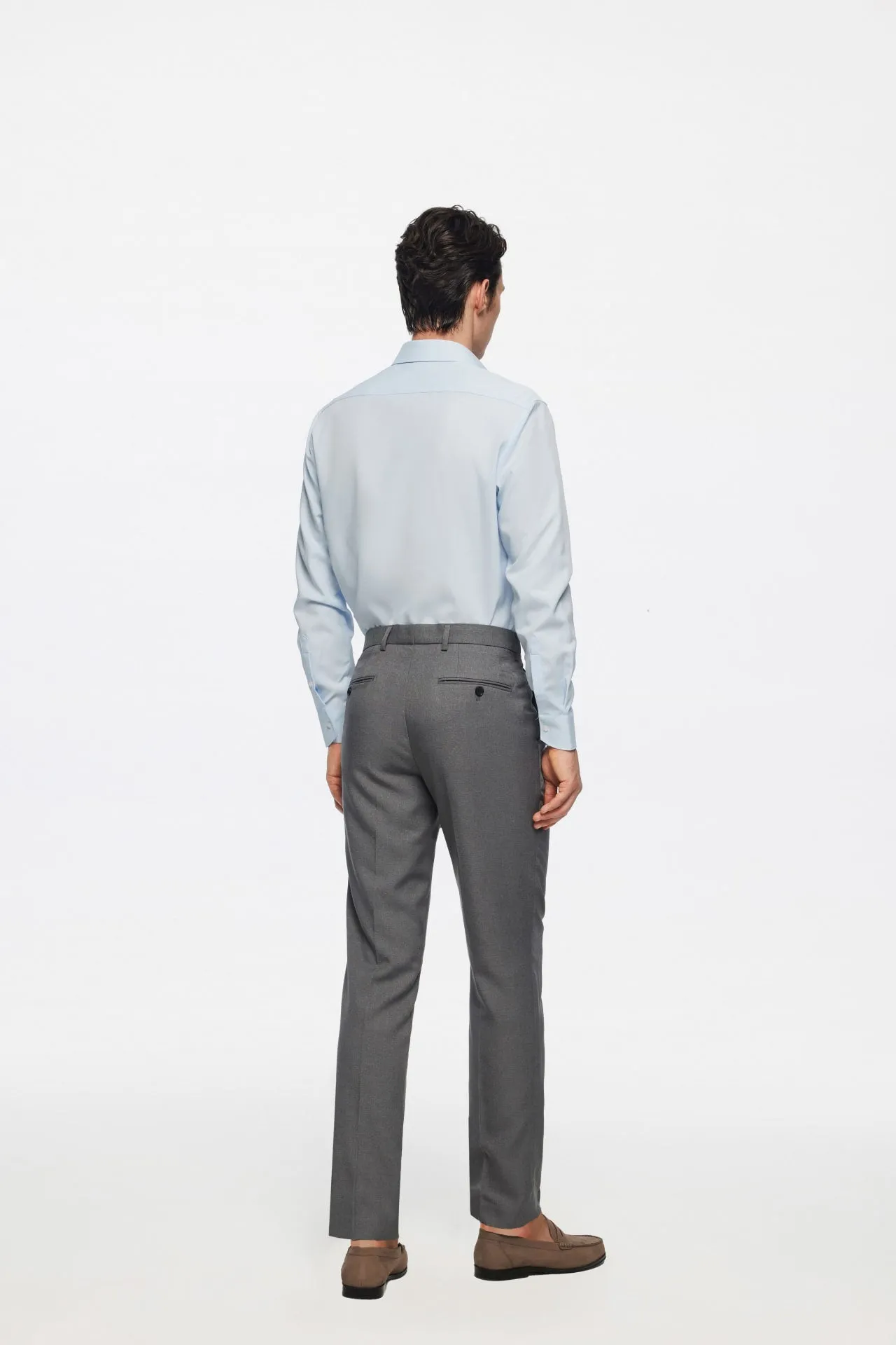 Non-Iron Dry Smart Fit Poplin Shirt