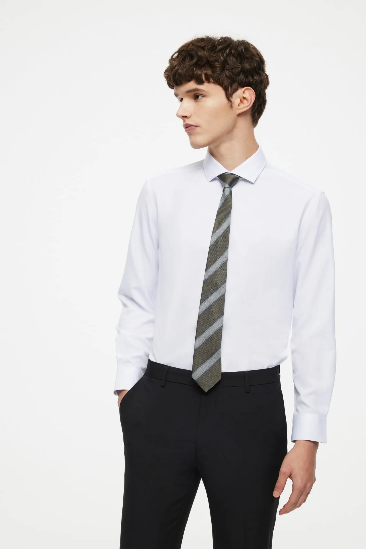 Non-Iron Dry Smart Fit Poplin Shirt