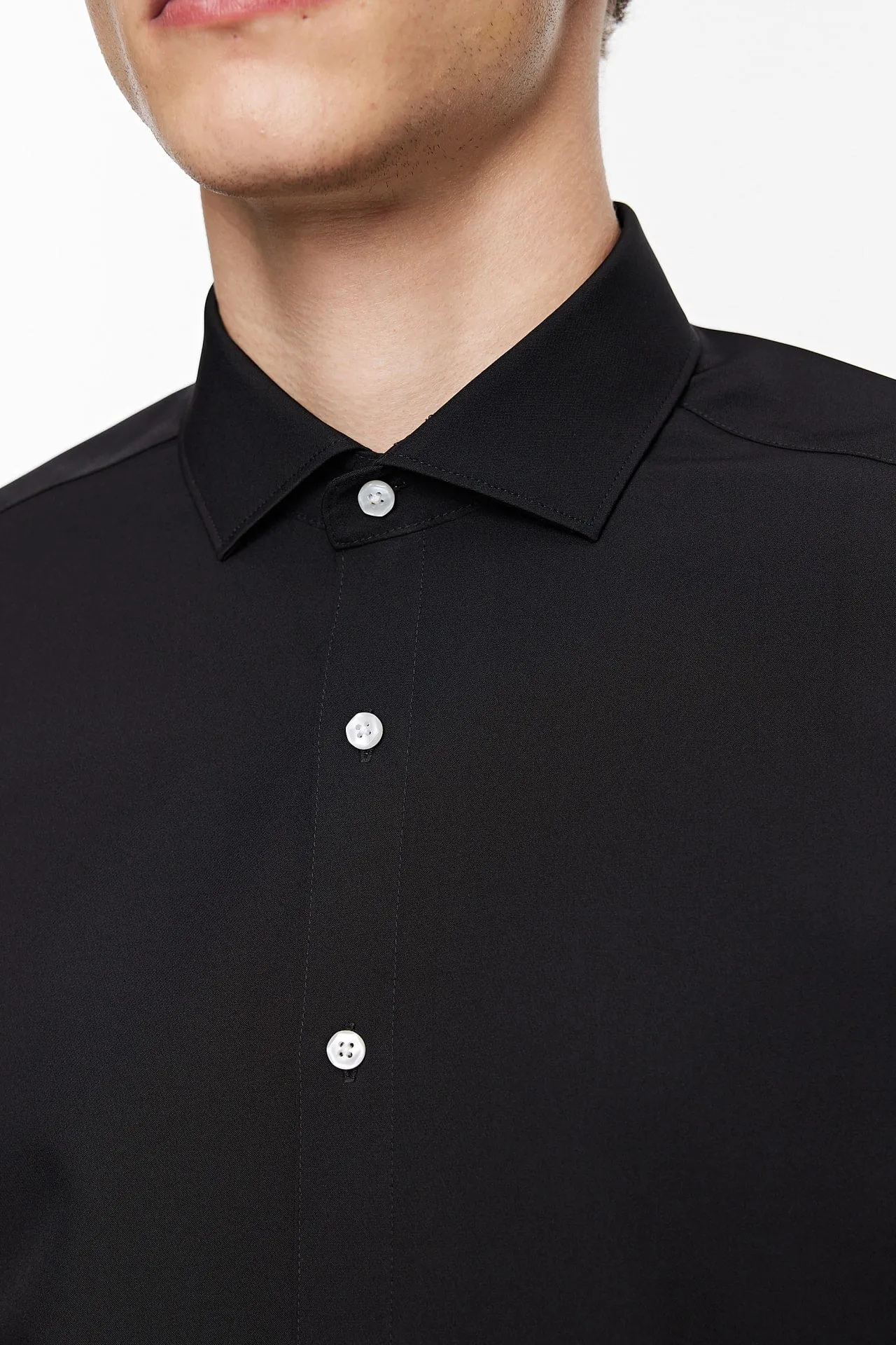 Non-Iron Dry Smart Fit Poplin Shirt
