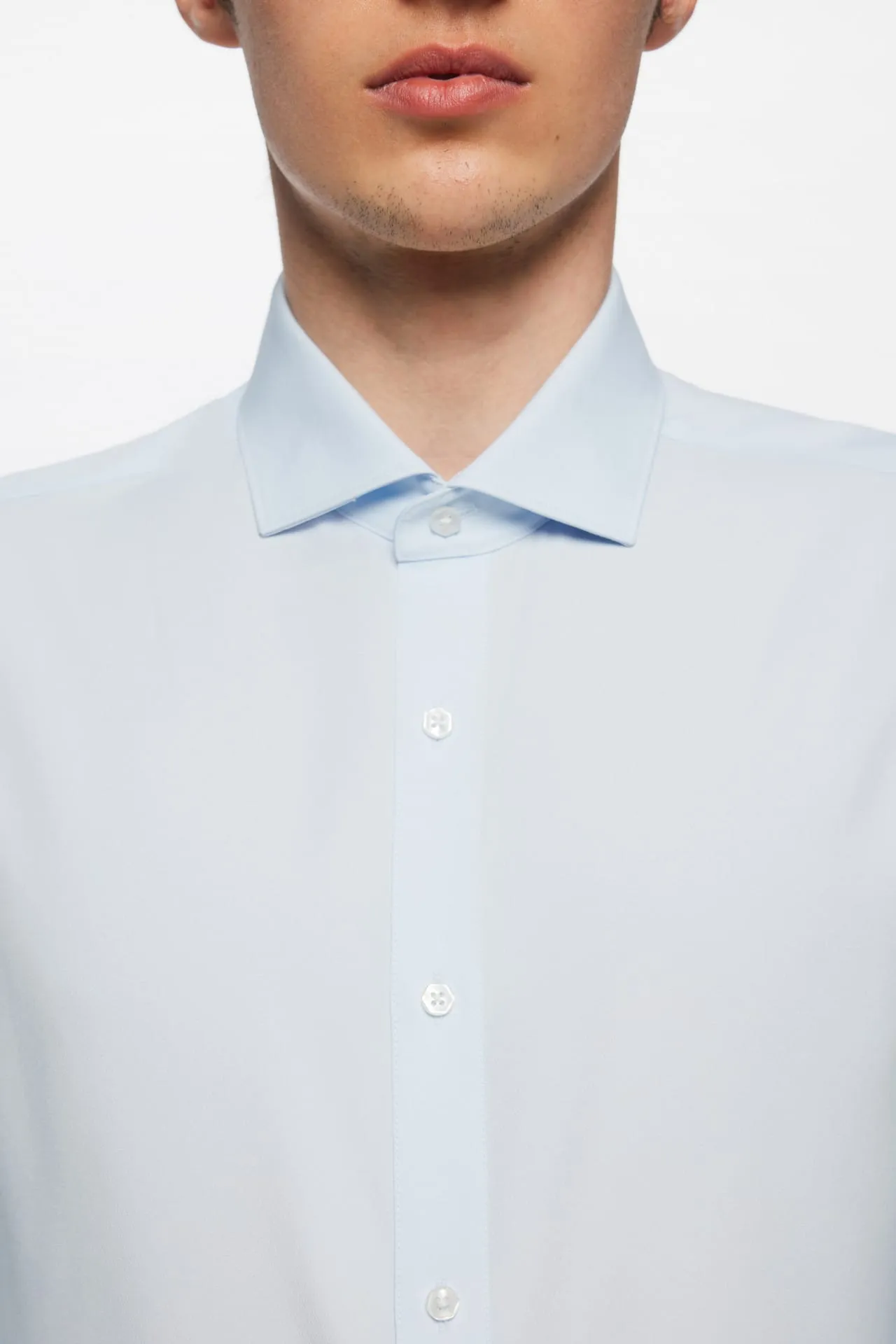 Non-Iron Dry Smart Fit Poplin Shirt