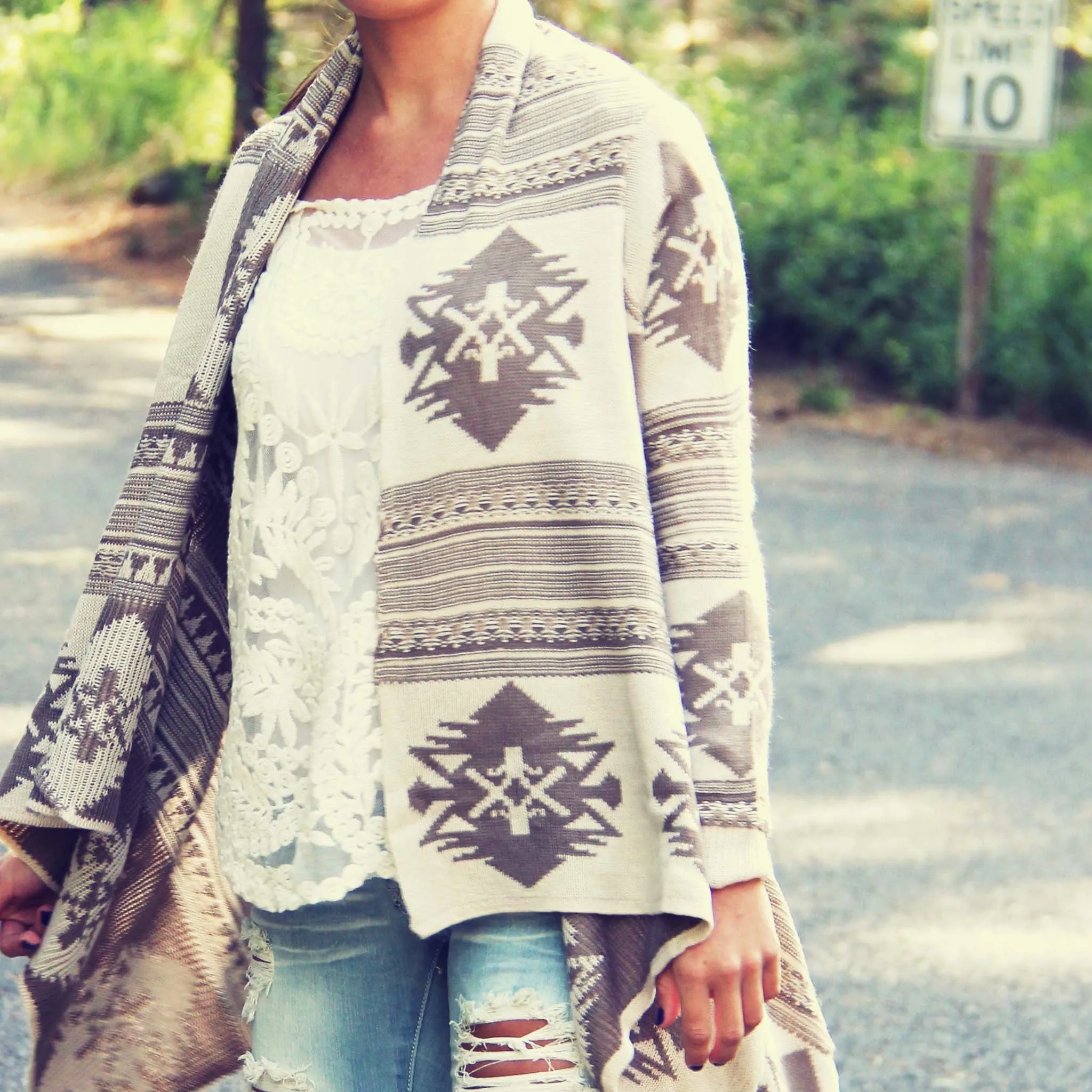 Northwest Sky Sweater in Sand