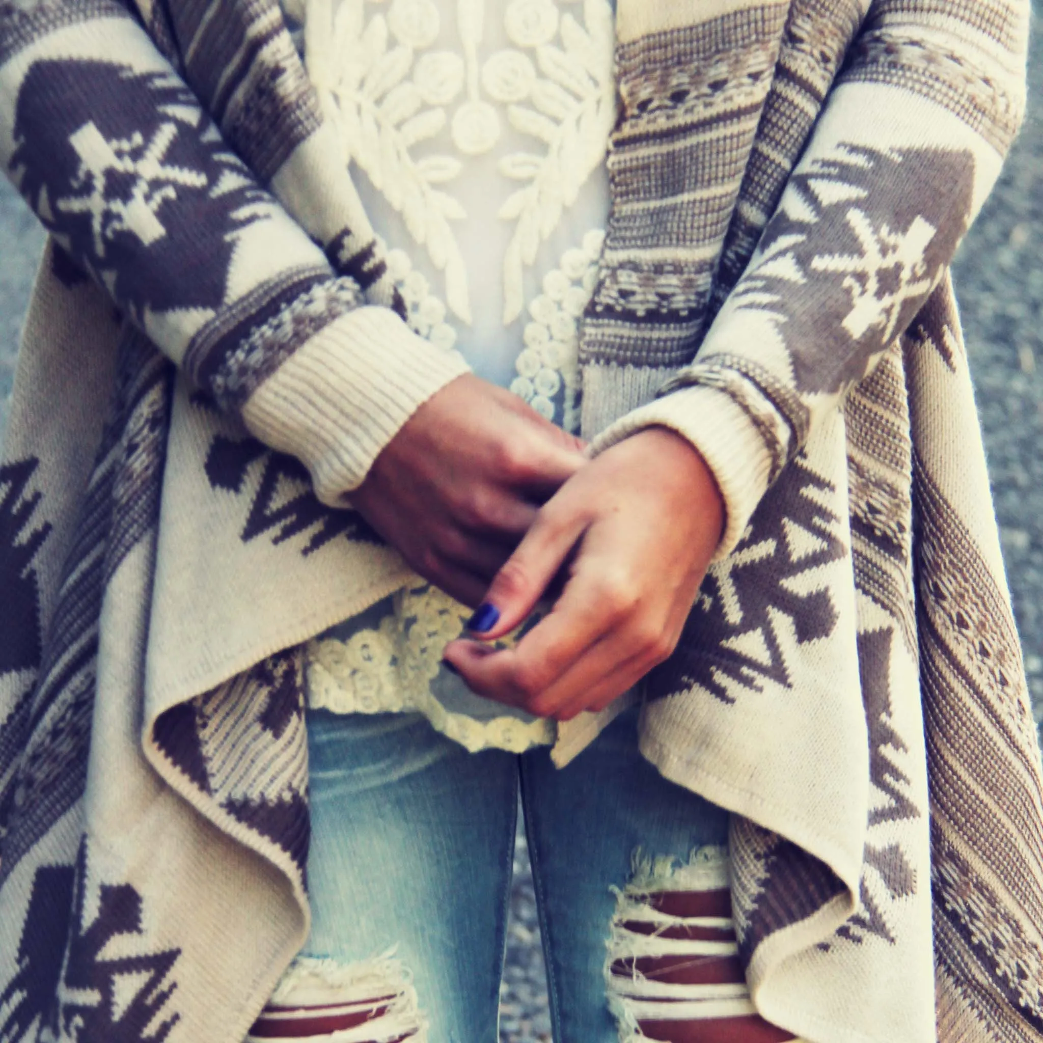 Northwest Sky Sweater in Sand