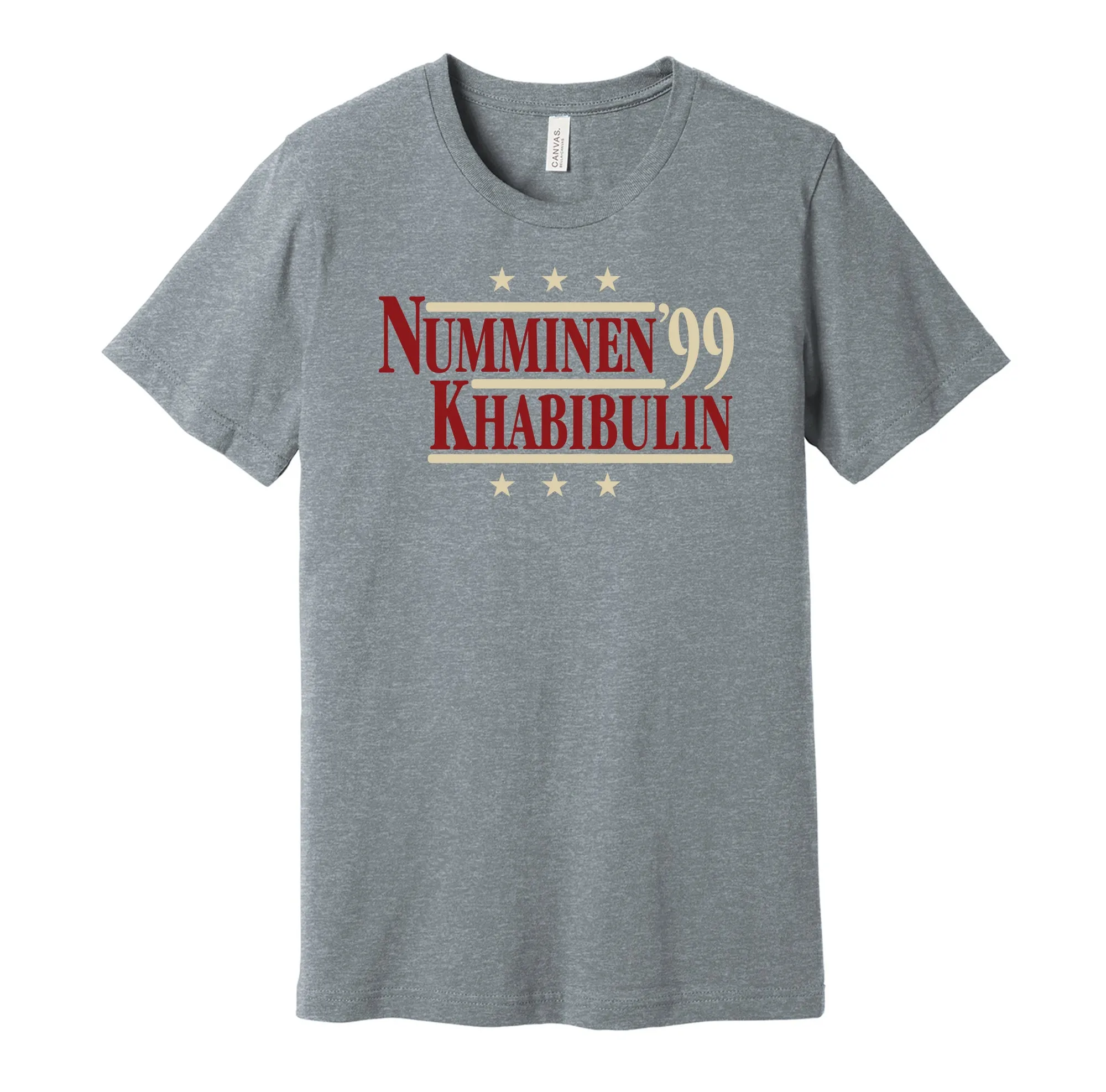 Numminen & Khabibulin '99 - Phoenix Coyotes Legends Political Campaign Parody T-Shirt - Hyper Than Hype Shirts