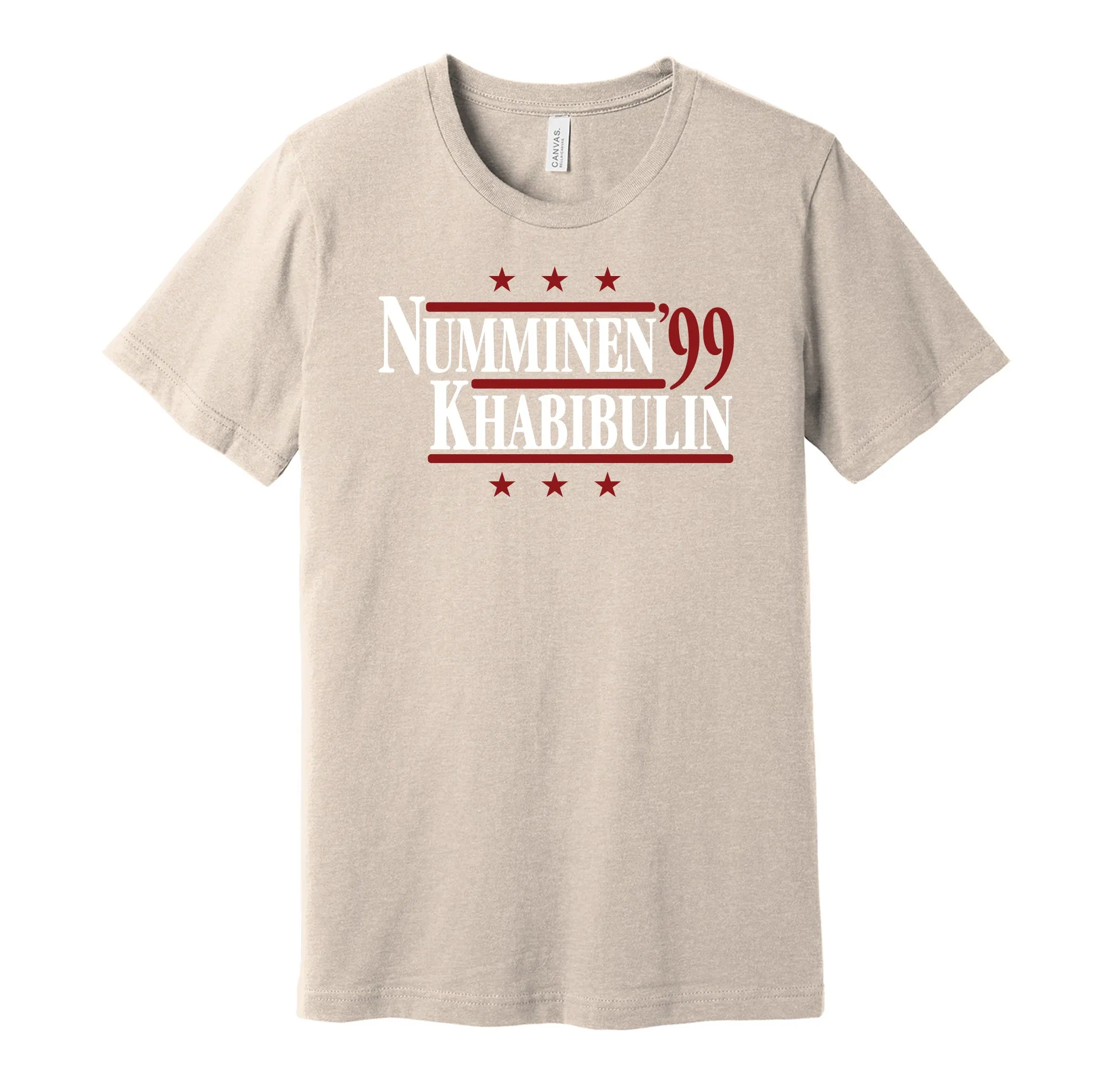 Numminen & Khabibulin '99 - Phoenix Coyotes Legends Political Campaign Parody T-Shirt - Hyper Than Hype Shirts