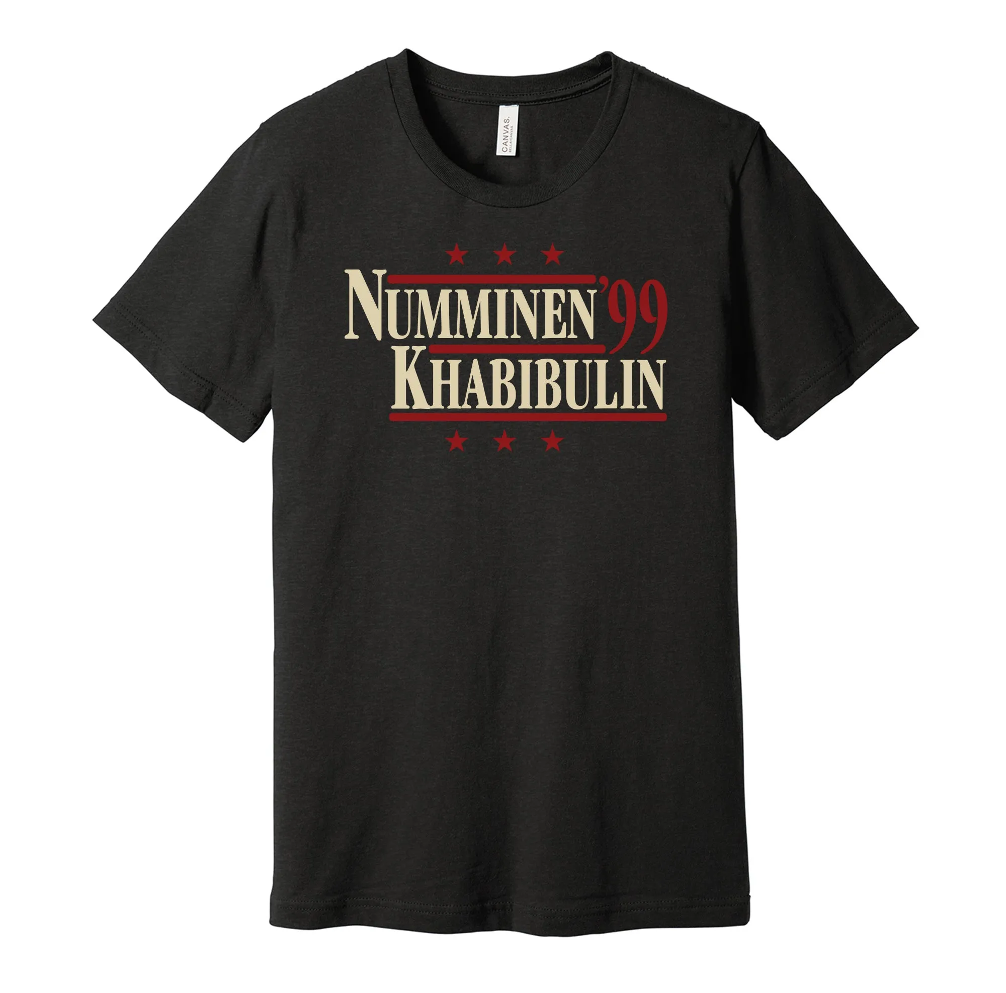 Numminen & Khabibulin '99 - Phoenix Coyotes Legends Political Campaign Parody T-Shirt - Hyper Than Hype Shirts