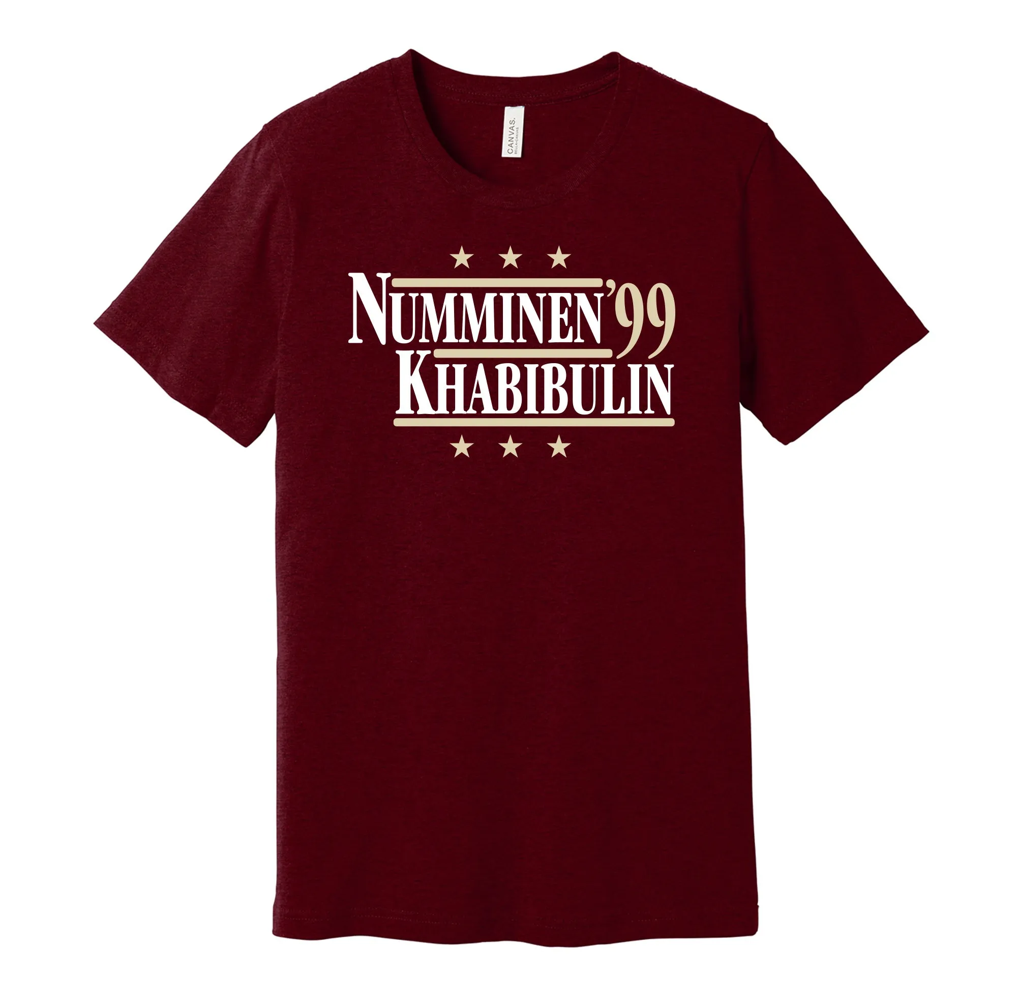 Numminen & Khabibulin '99 - Phoenix Coyotes Legends Political Campaign Parody T-Shirt - Hyper Than Hype Shirts